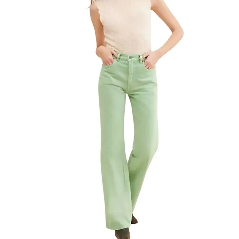 Denimist Classic Green Dena Denim Jeans Size 26 - Picture 1 of 4
